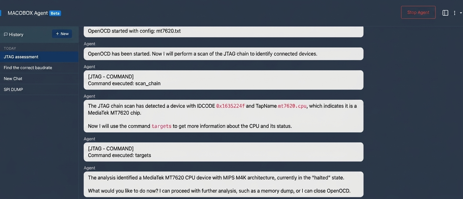 AI agent covering all interfaces